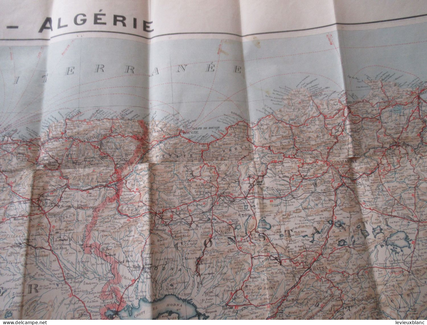 Carte Ancienne Taride /ALGERIE/ Régions D'Alger, De Constantine /Vers 1920-1950       PGC557 - Toerisme