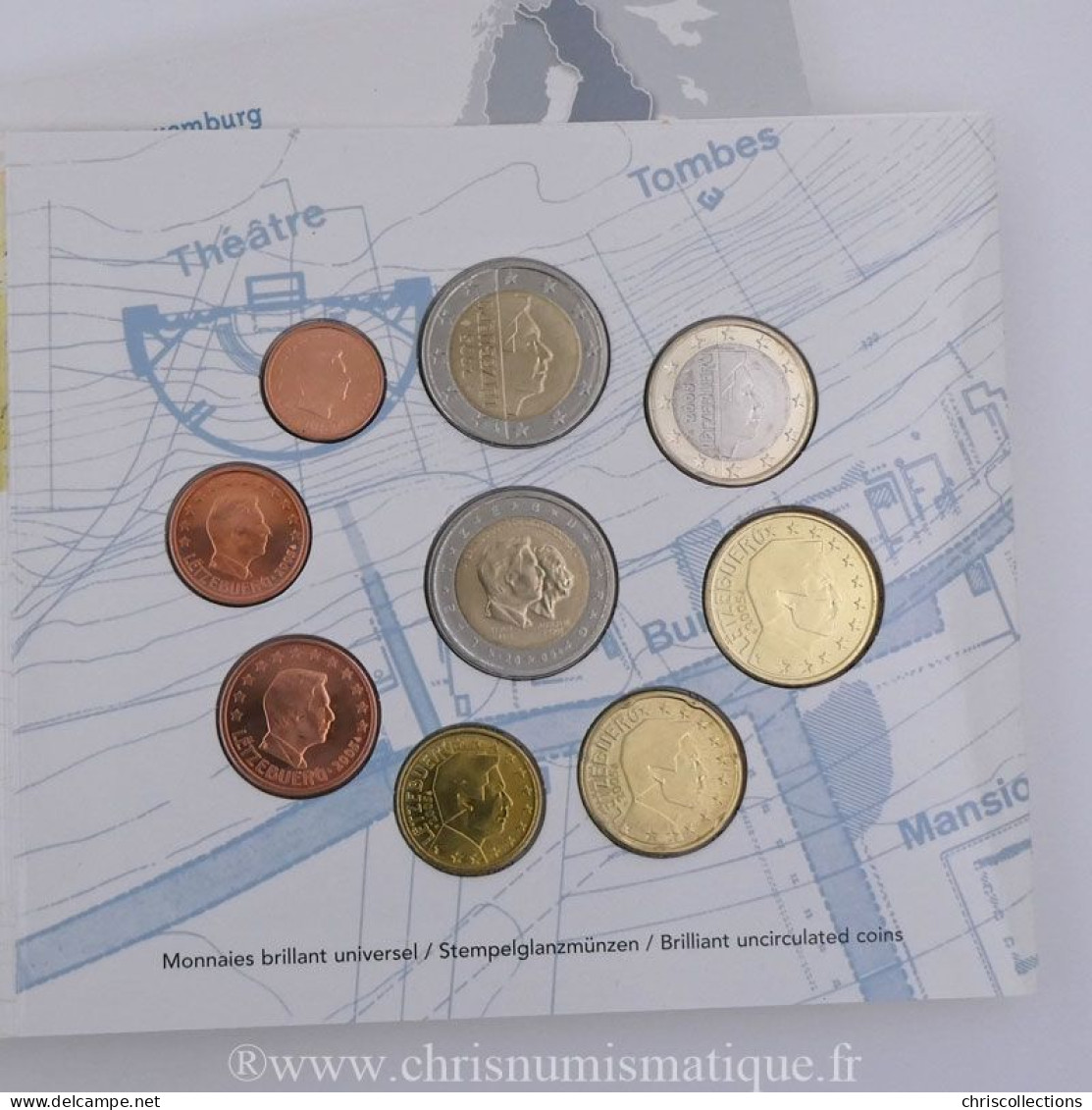 Euro, Luxembourg, Coffret BU 2005 - Luxemburgo