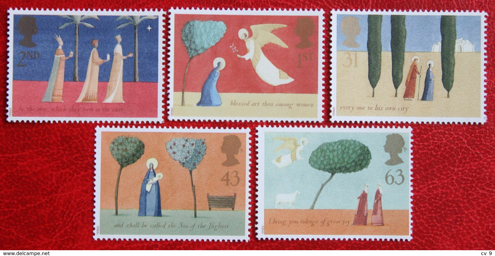 Natale Weihnachten Xmas Noel Kerst (Mi 1662-1666) 1996 POSTFRIS MNH ** ENGLAND GRANDE-BRETAGNE GB GREAT BRITAIN - Unused Stamps