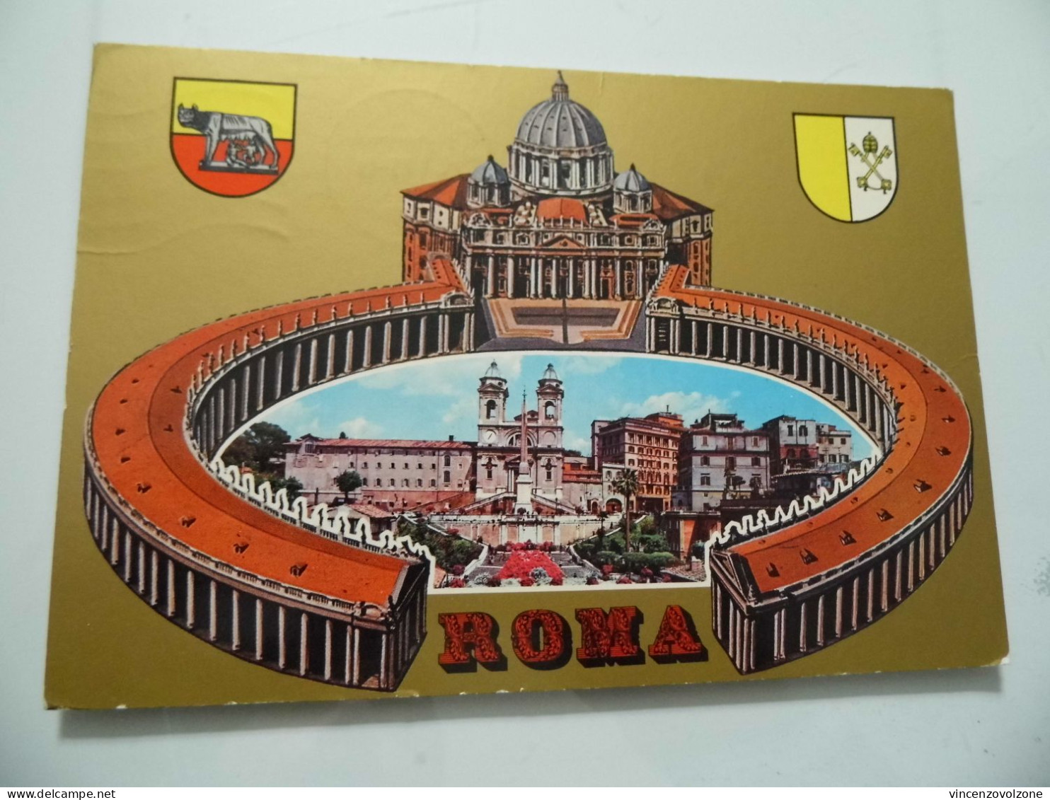 Cartolina Viaggiata "ROMA" 1975 - San Pietro