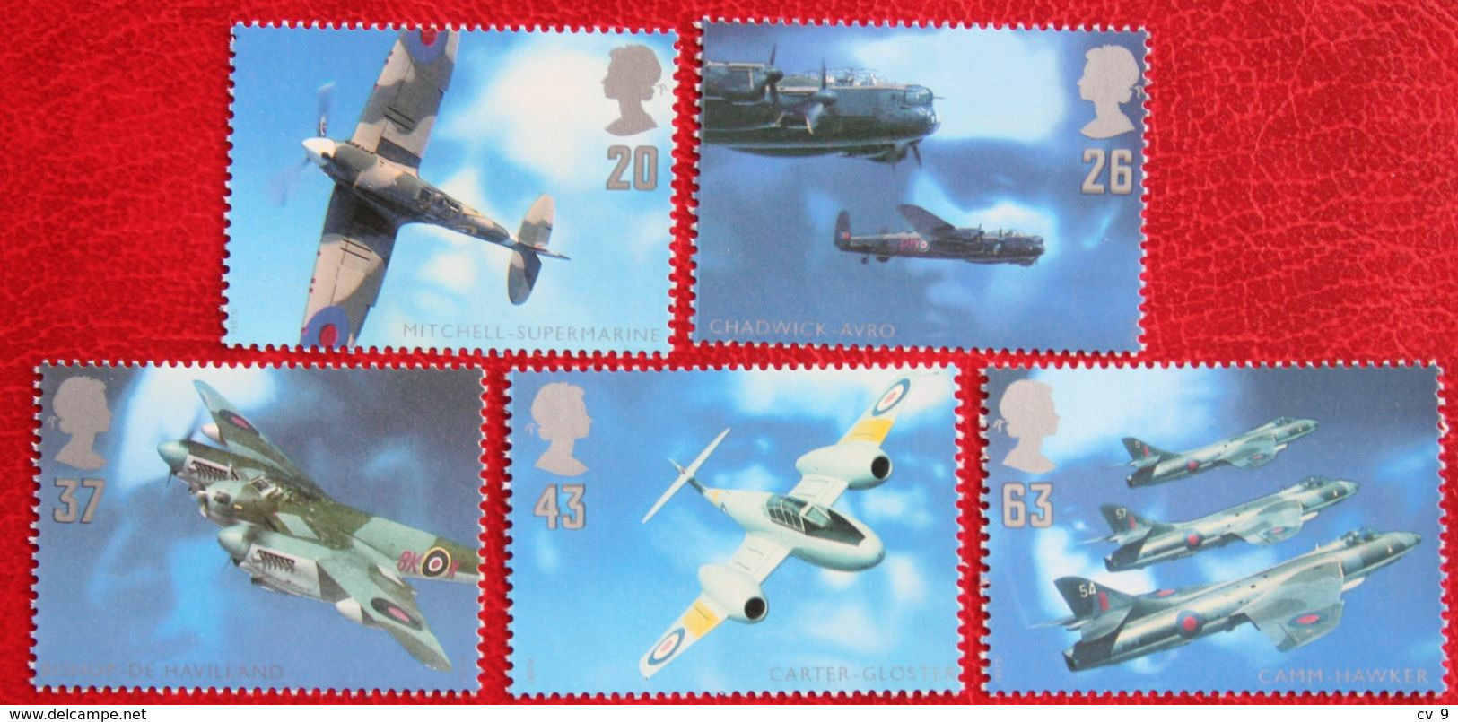 Aircraft And Their Designers Plane Flugzeug (Mi 1696-1700) 1997 POSTFRIS MNH ** ENGLAND GRANDE-BRETAGNE GB GREAT BRITAIN - Unused Stamps