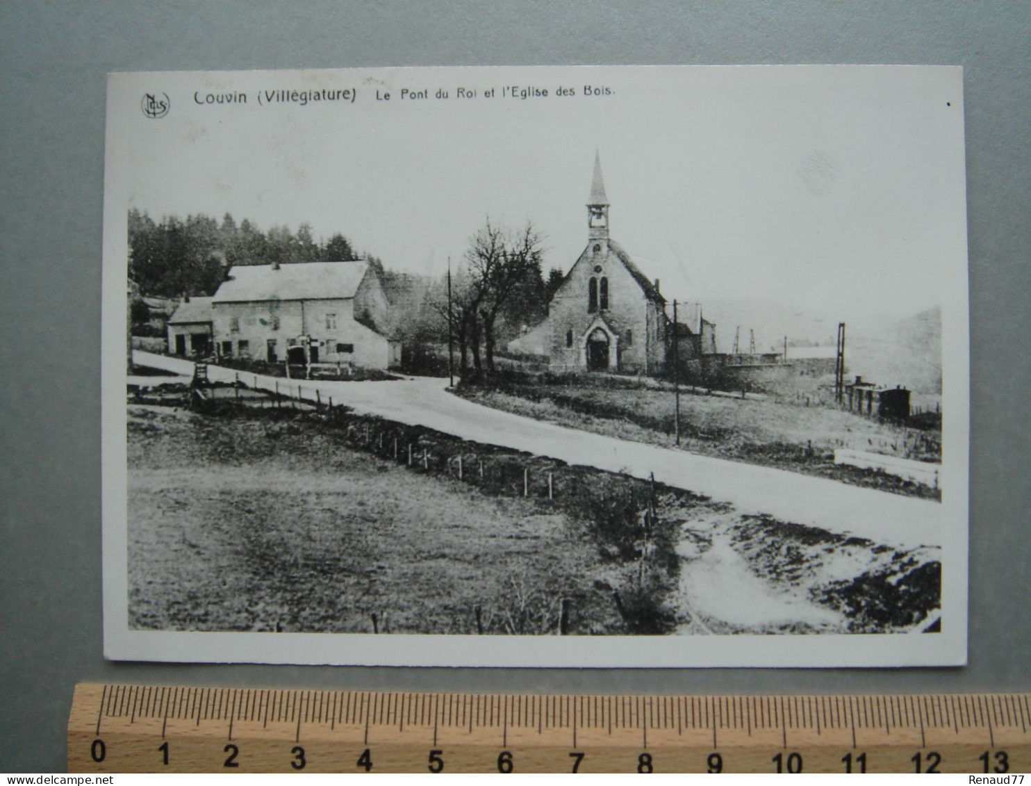 Photo - Couvin (Villégature) Le Pont De Roi Et L'Eglise Des Bois - Tram - Tramway - Couvin