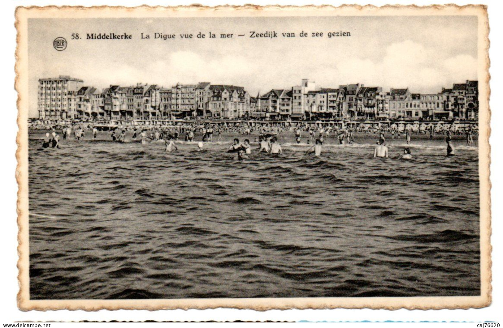 Middelkerke , La Digue Vue De La Mer - Middelkerke