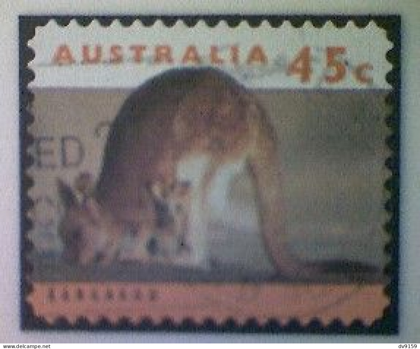Australia, Scott #1294A, Used (o), 1995, Wildlife Series, Kangaroo And Joey, 45¢, Orange And Multicolored - Gebruikt