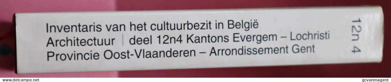 BOUWEN DOOR DE EEUWEN HEEN IN VLAANDEREN  KANTON EVERGEM LOCHRISTI ARRONDISSEMT GENT = UITKLAPBAAR PLAN ZIE AFBEELDINGEN - Geschiedenis