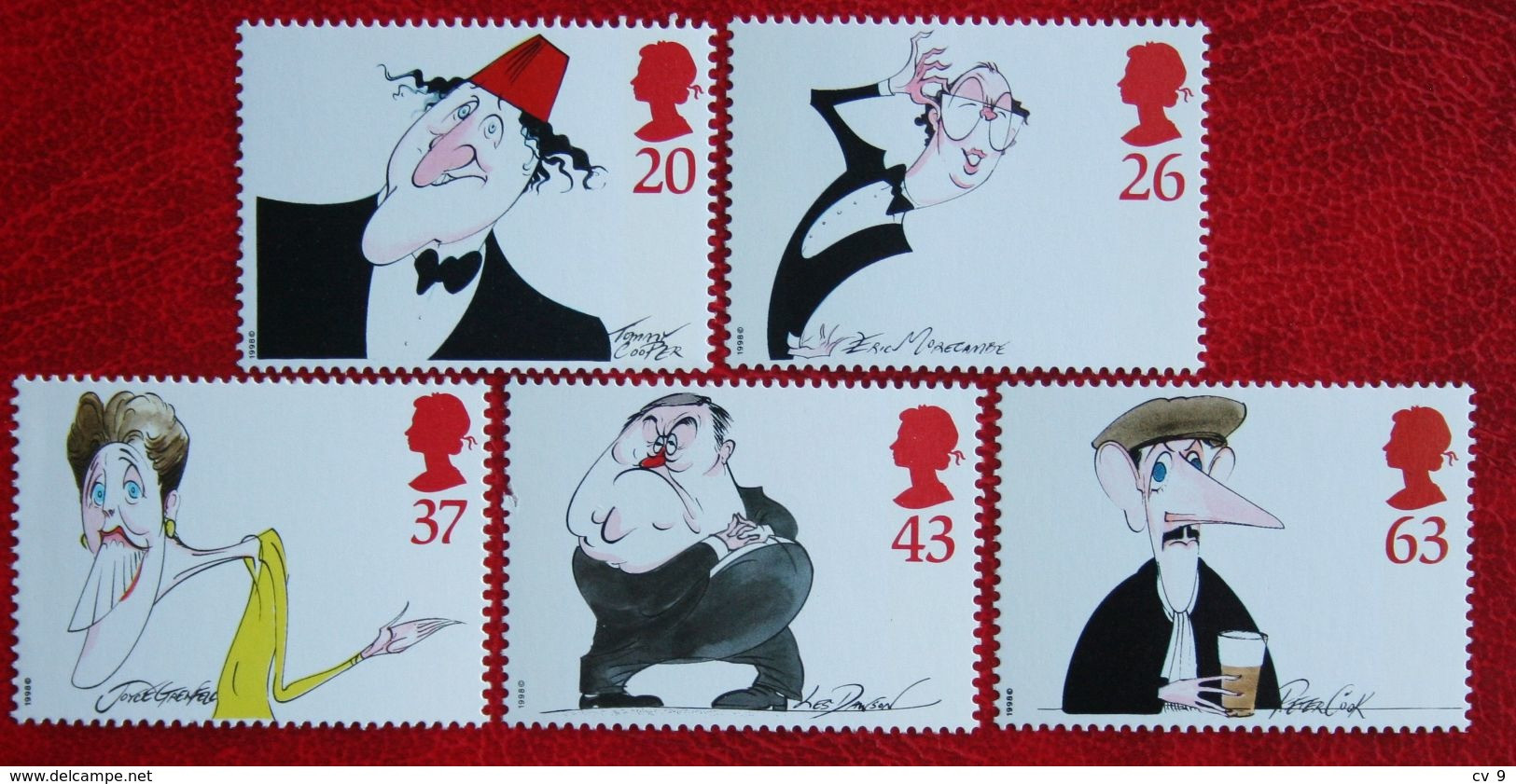 Komiker Comedians (Mi 1749-1753) 1998 POSTFRIS MNH ** ENGLAND GRANDE-BRETAGNE GB GREAT BRITAIN - Unused Stamps