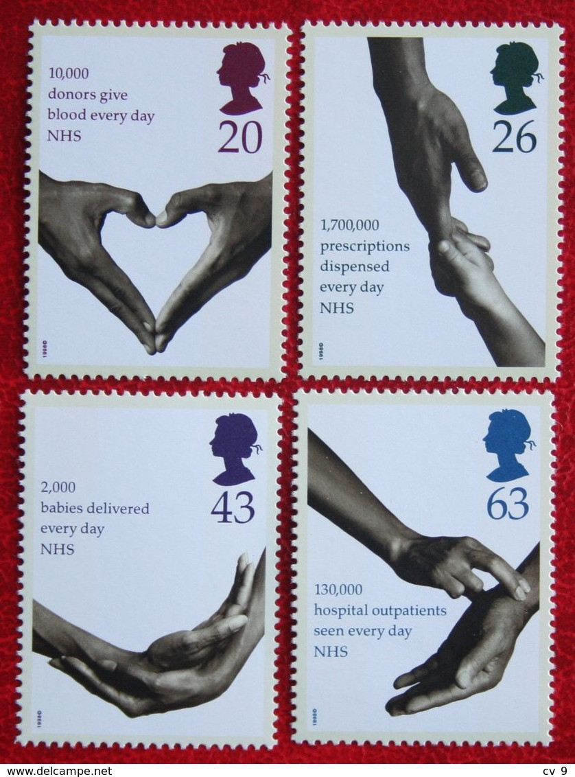 50 Years Of National Health Service (Mi 1754-1757) 1998 POSTFRIS MNH ** ENGLAND GRANDE-BRETAGNE GB GREAT BRITAIN - Unused Stamps