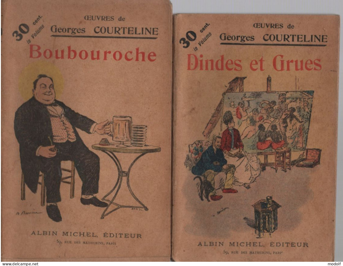 Georges Courteline - Boubouroche/Dindes Et Grues - Paquete De Libros