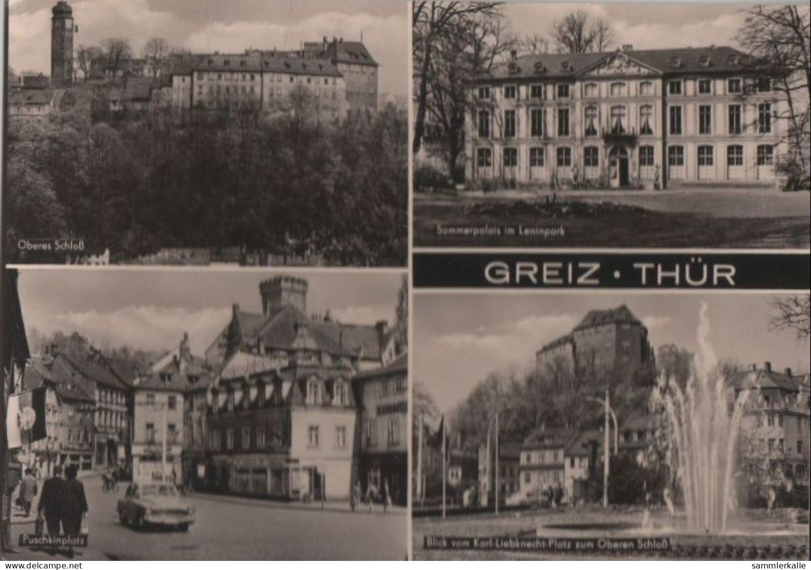 36564 - Greiz - U.a. Oberes Schloss - 1975 - Greiz