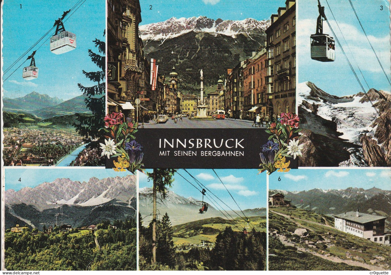 # AUTRICHE - INNSBRUCK /  MULTIVUES - TRIUMPHPFORTE - HÔTEL MAXIMILIAN - BERGHOTEL (lot De 8 CP) - Innsbruck