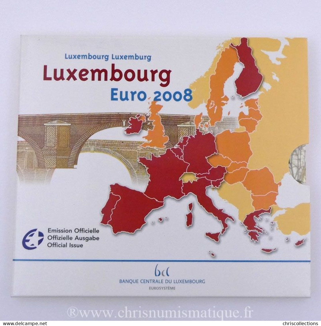 Euro, Luxembourg , Coffret BU 2008 - Luxemburg