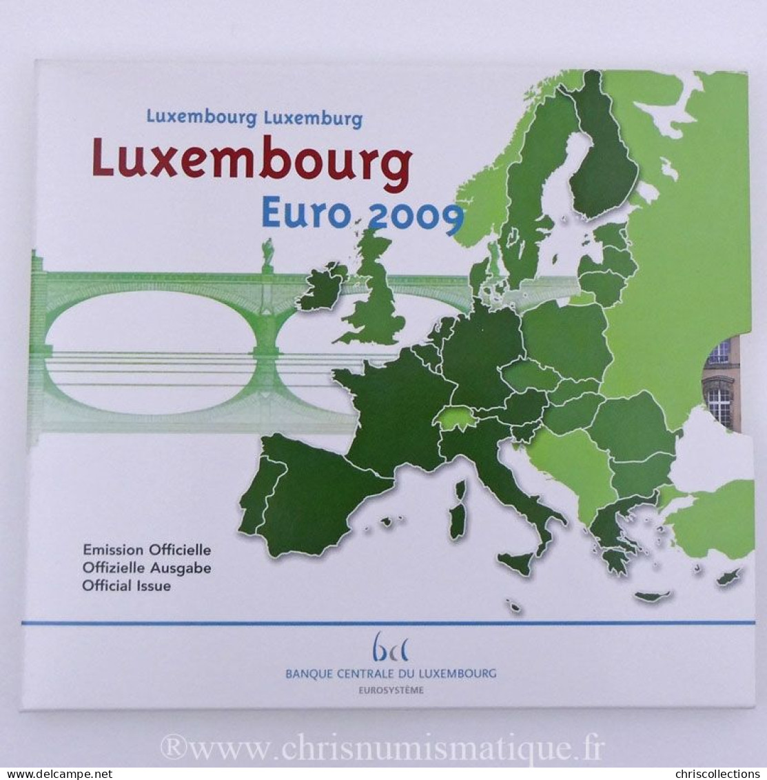 Euro, Luxembourg, Coffret BU 2009 - Luxembourg