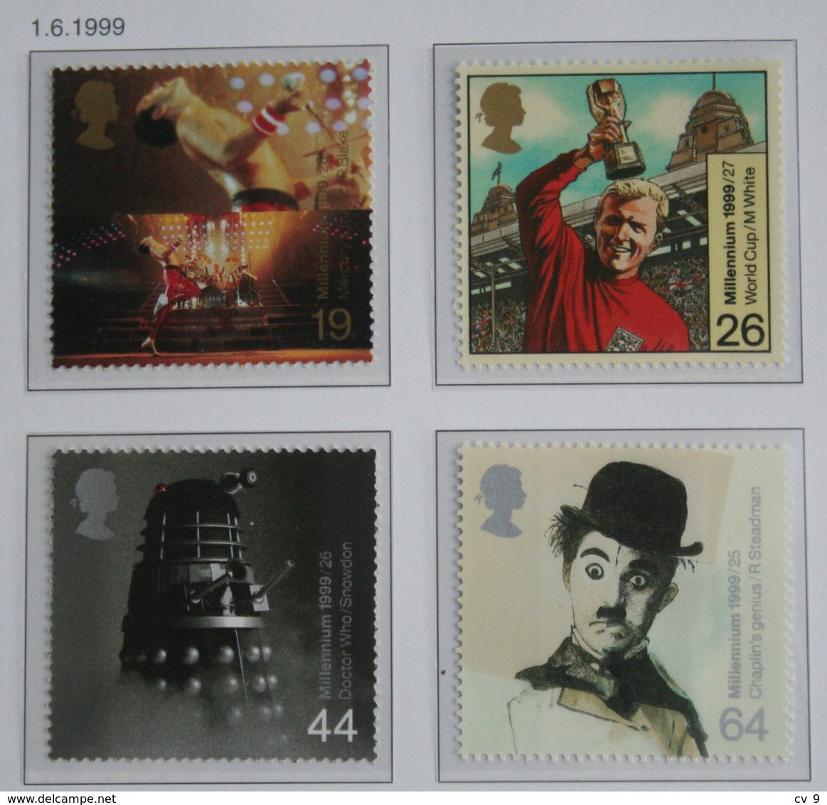 Millennium Series: ENTERTAINERS TALE Set (Mi 1809-1812) 1999 POSTFRIS MNH ** ENGLAND GRANDE-BRETAGNE GB GREAT BRITAIN - Neufs