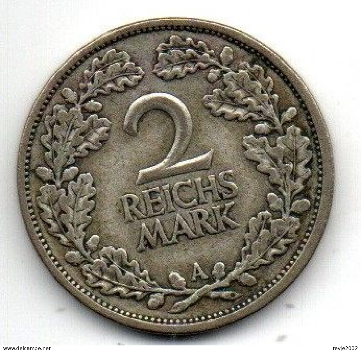 Deutsches Reich - 2 Reichsmark - 1925 A - Gebraucht Used - 2 Reichsmark