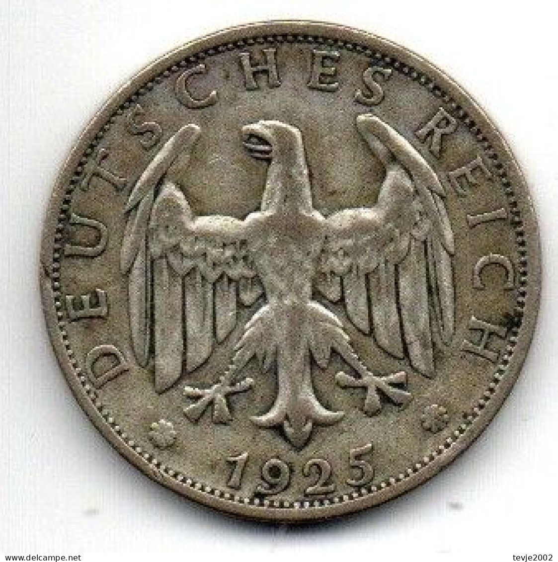 Deutsches Reich - 2 Reichsmark - 1925 A - Gebraucht Used - 2 Reichsmark