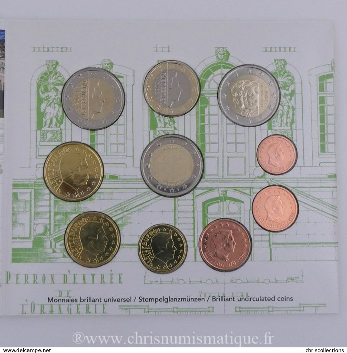 Euro, Luxembourg , Coffret BU 2009 - Luxemburg