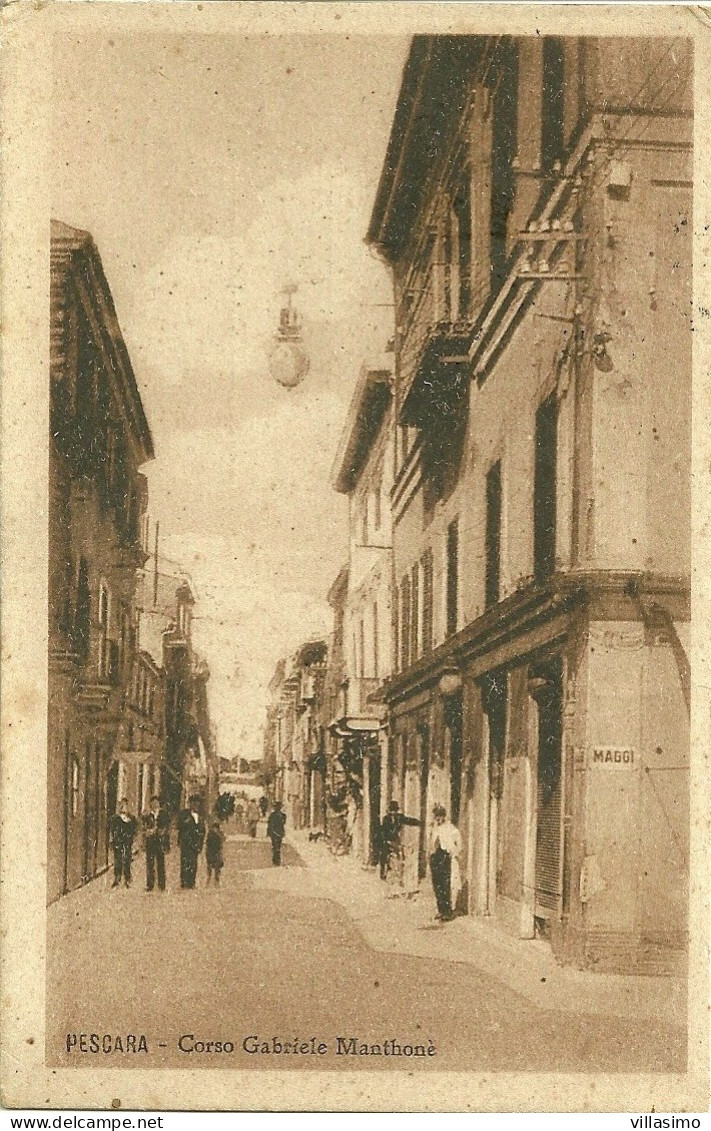 ABRUZZO - PESCARA, CORSO GABRIELE MANTHONÈ - V. 1923 - Pescara