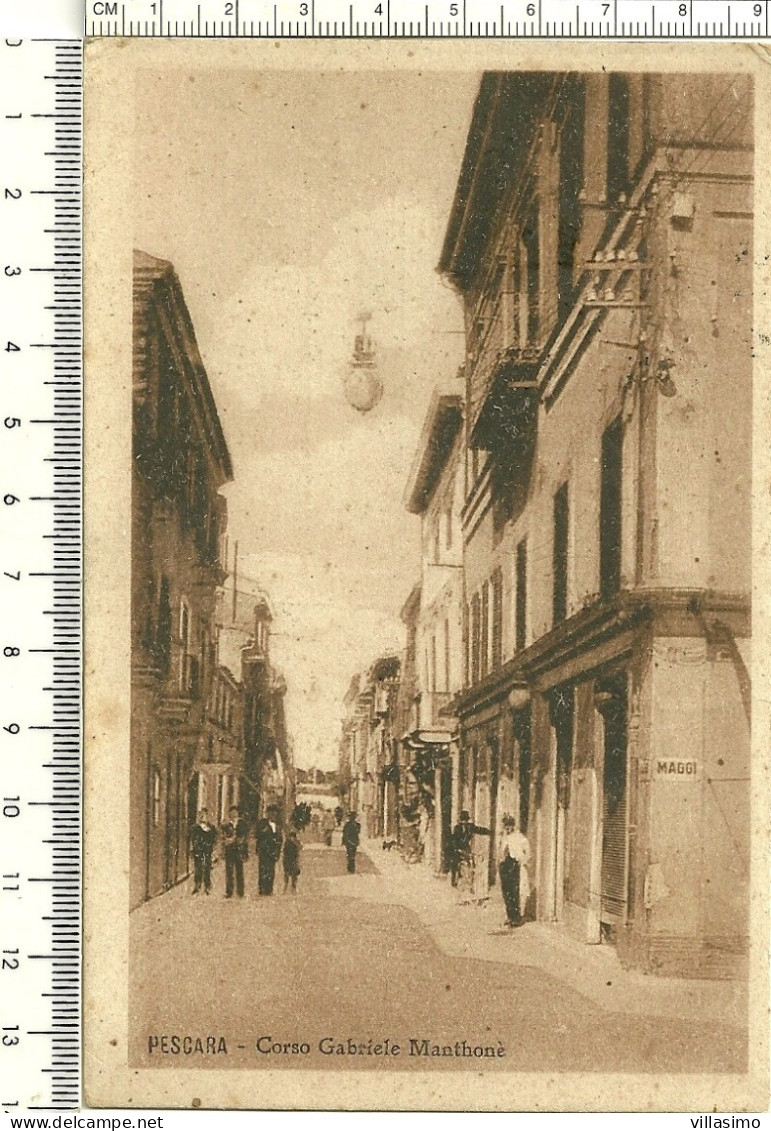 ABRUZZO - PESCARA, CORSO GABRIELE MANTHONÈ - V. 1923 - Pescara