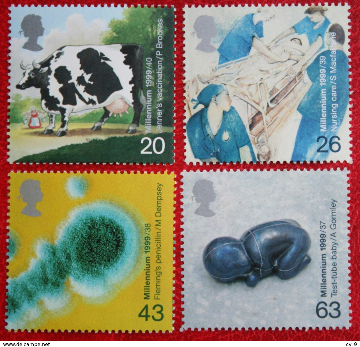 Millennium Series: THE PATIENT'S TALE Set (Mi 1789-1792) 1999 POSTFRIS MNH ** ENGLAND GRANDE-BRETAGNE GB GREAT BRITAIN - Nuovi