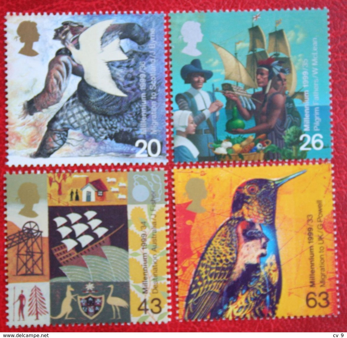 Millennium Series: Settlers TALE Set (Mi 1797-1800) 1999 POSTFRIS MNH ** ENGLAND GRANDE-BRETAGNE GB GREAT BRITAIN - Ongebruikt