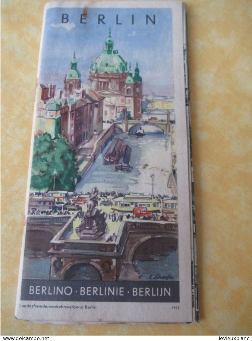 Prospectus Touristique Ancien /Allemagne/ BERLIN/ Syndicat D'initiative De La Ville /1937       PGC558 - Tourism