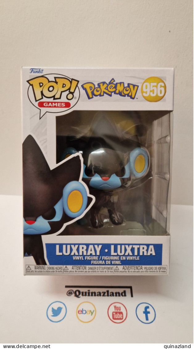 Funko Pop! POKEMON POP Games N° 956 Luxray (F46) - Sonstige & Ohne Zuordnung