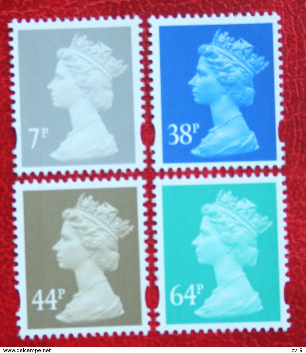 Machin QE II Definitives 7p 38p 44p 64p (Mi 1801-1804) 1999 POSTFRIS MNH ** ENGLAND GRANDE-BRETAGNE GB GREAT BRITAIN - Unused Stamps