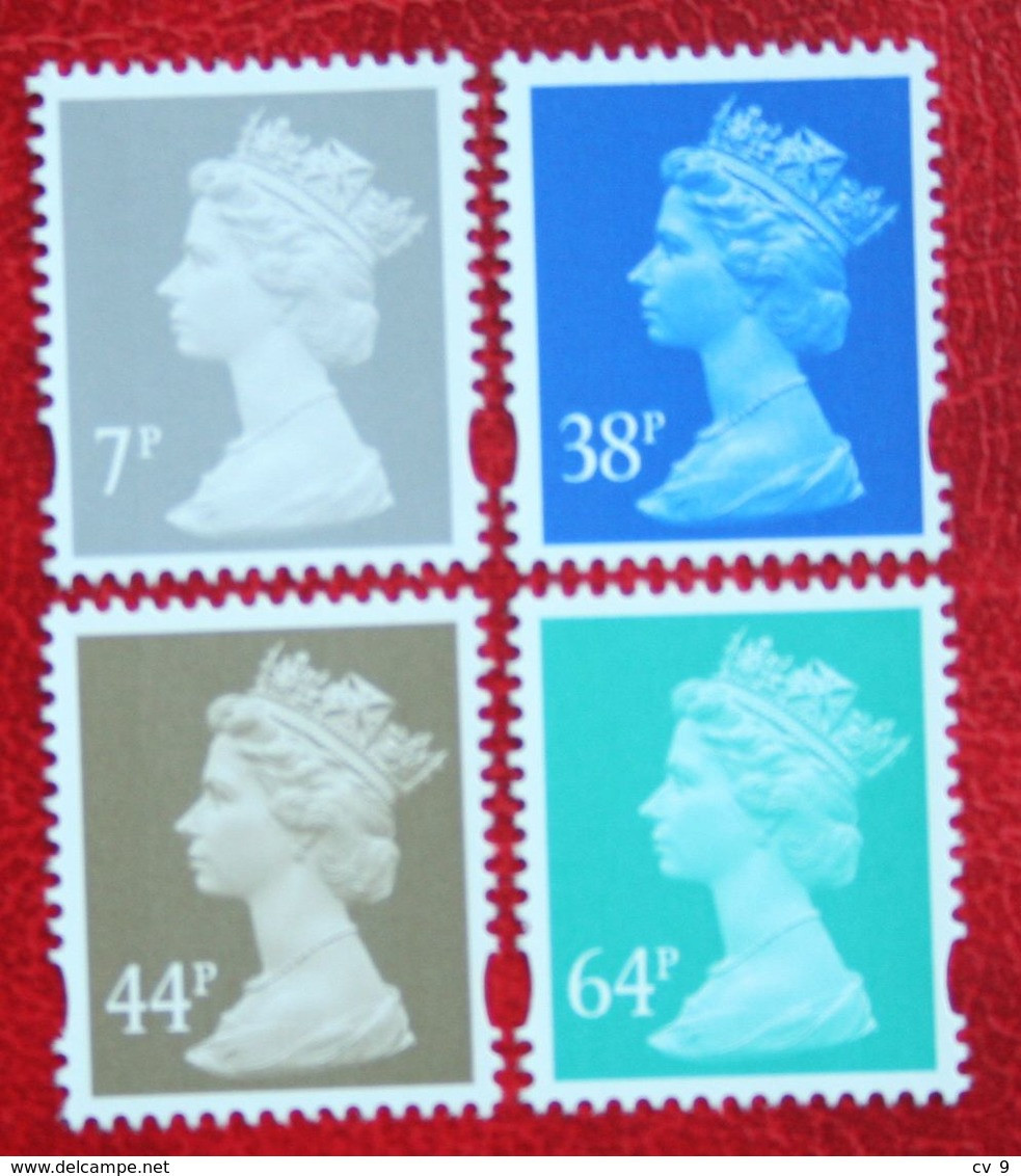 Machin QE II Definitives 7p 38p 44p 64p (Mi 1801-1804) 1999 POSTFRIS MNH ** ENGLAND GRANDE-BRETAGNE GB GREAT BRITAIN - Neufs