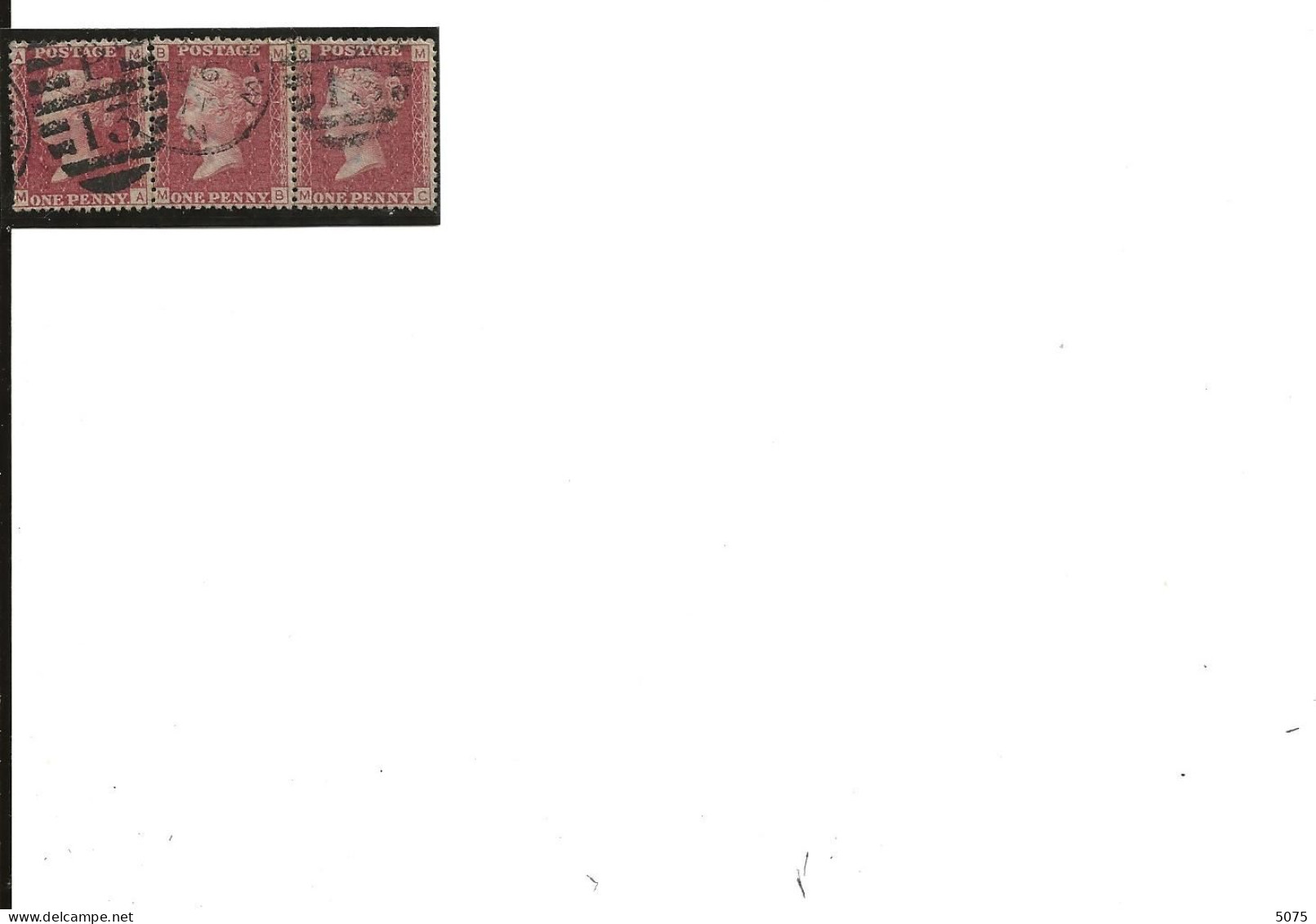 StG 5 Bande De 3 Obl Pl172 - Used Stamps