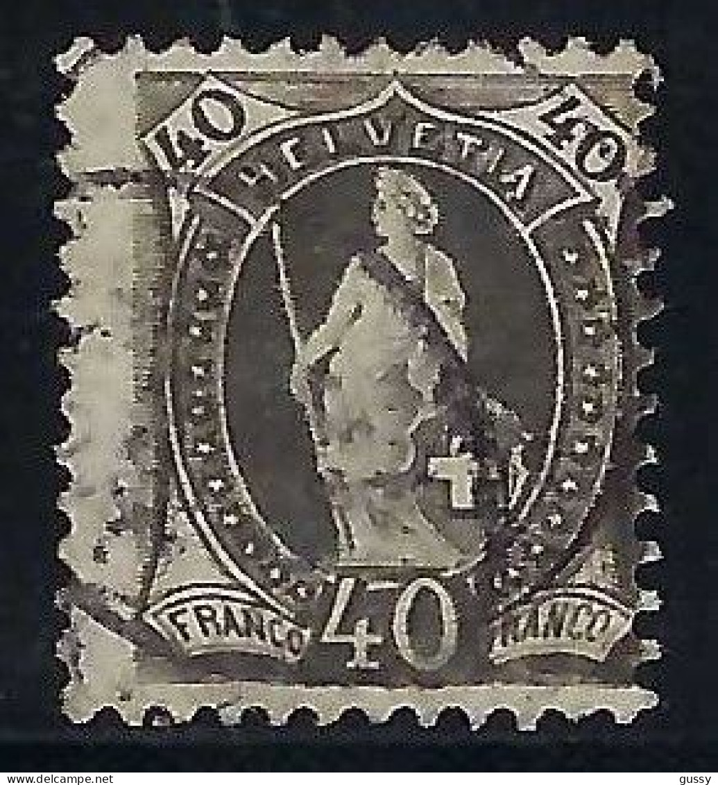 SUISSE 1882-1904: Le ZNr. 69A, Obl. CAD - Gebraucht