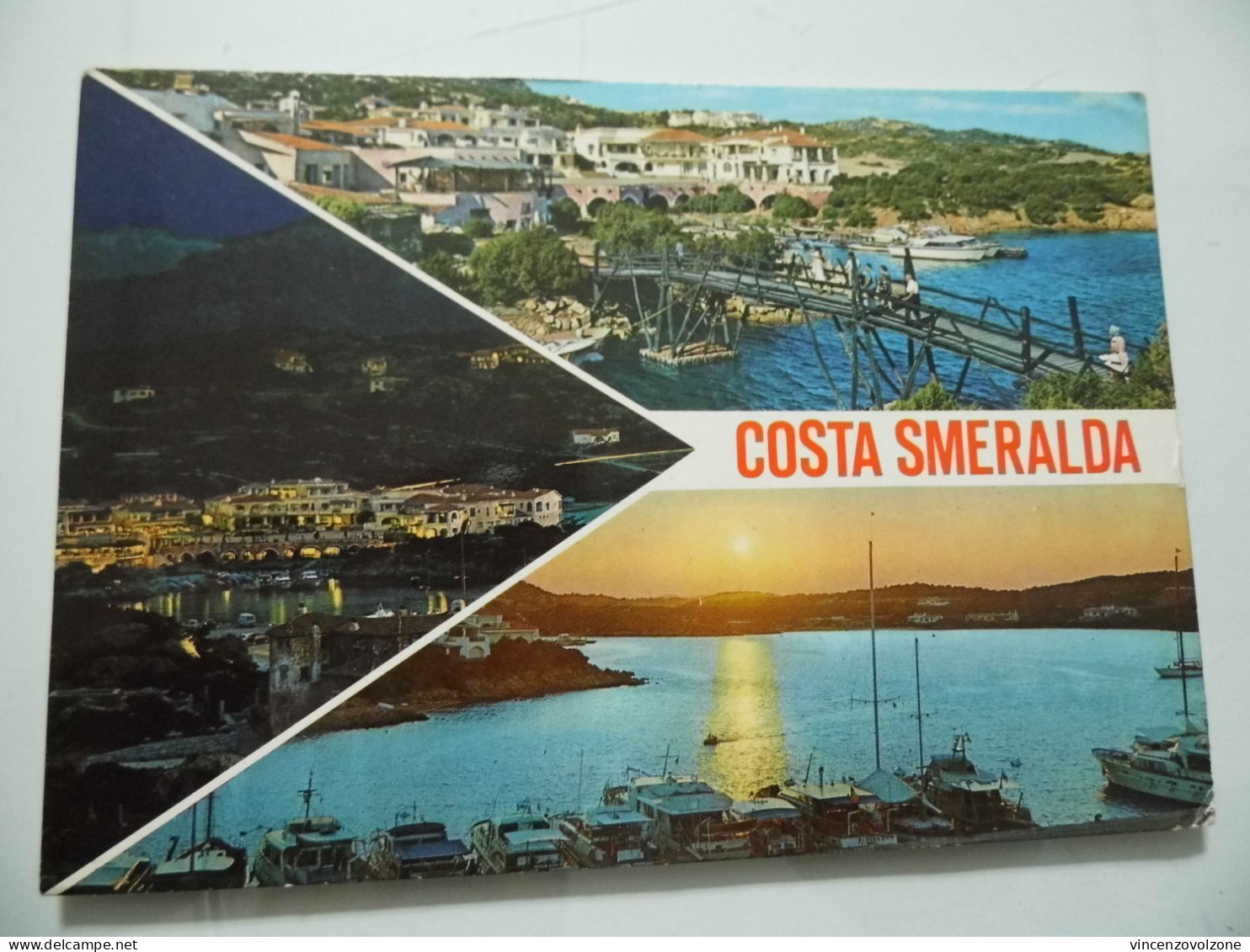Cartolina Viaggiata "COSTA SMERALDA" Vedutine 1980 - Nuoro