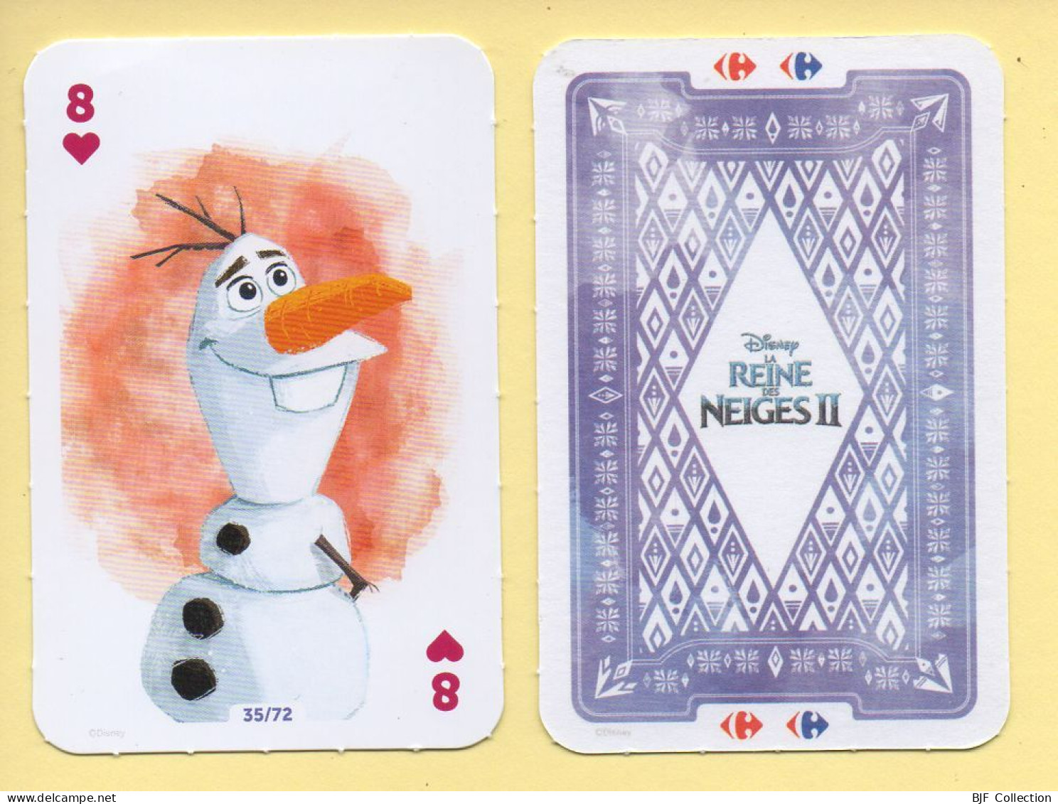 Carte Collector : LA REINE DES NEIGES II N° 35/72 – Disney / Carrefour - Disney