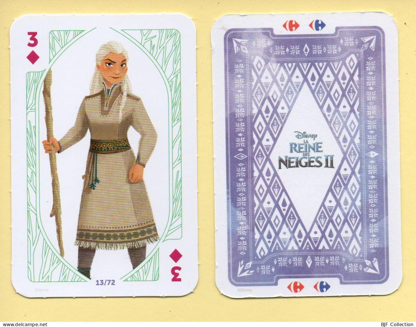 Carte Collector : LA REINE DES NEIGES II N° 13/72 – Disney / Carrefour - Disney