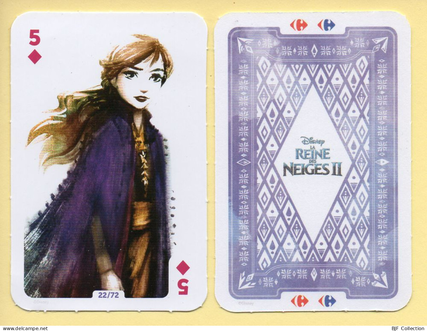 Carte Collector : LA REINE DES NEIGES II N° 22/72 – Disney / Carrefour - Disney