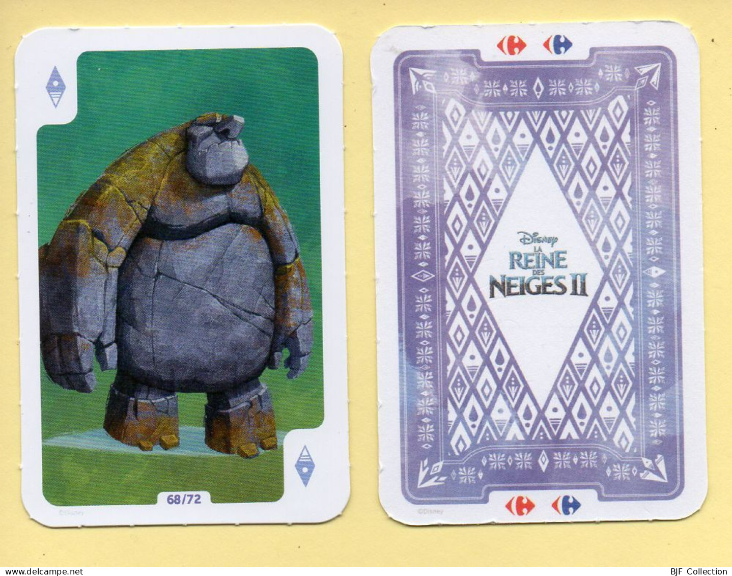 Carte Collector : LA REINE DES NEIGES II N° 68/72 – Disney / Carrefour - Disney