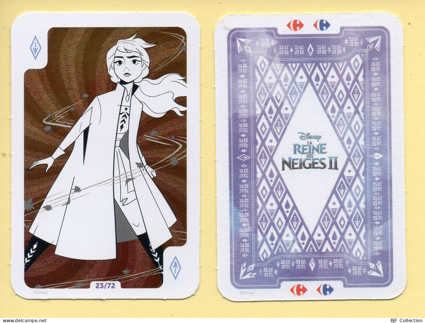 Carte Collector : LA REINE DES NEIGES II N° 23/72 – Disney / Carrefour - Disney