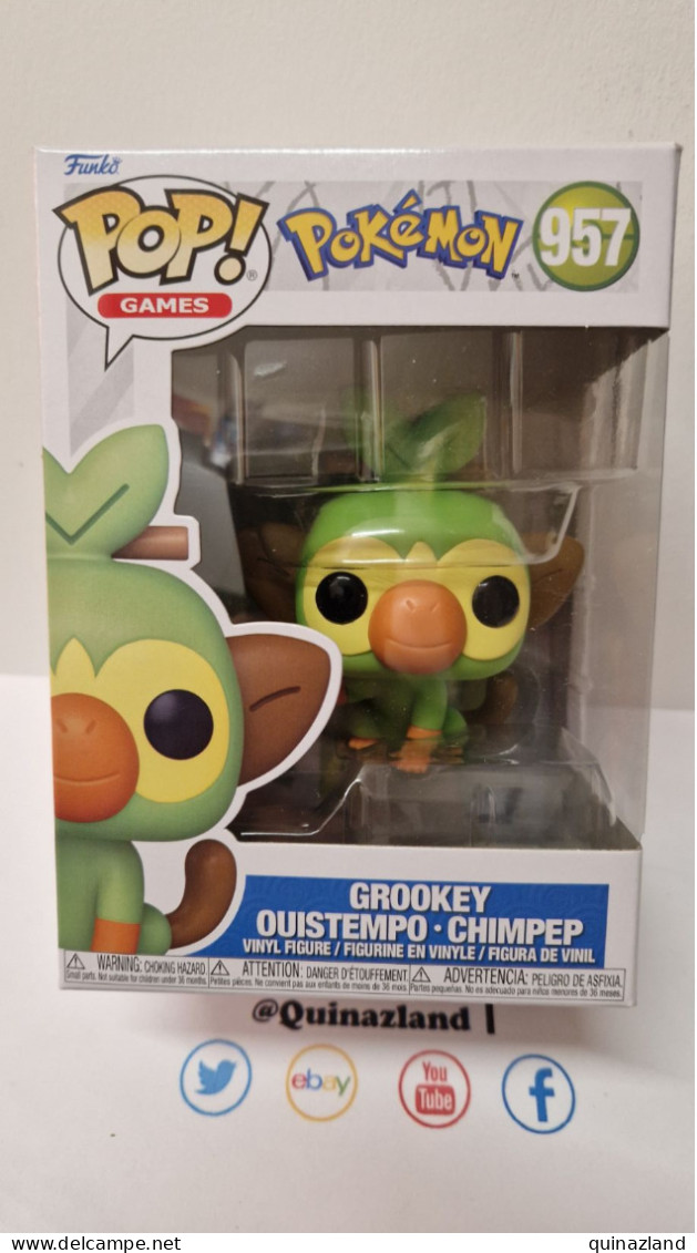 Funko Pop! POKEMON POP Games N° 957 Ouistempo  (F46) - Sonstige & Ohne Zuordnung