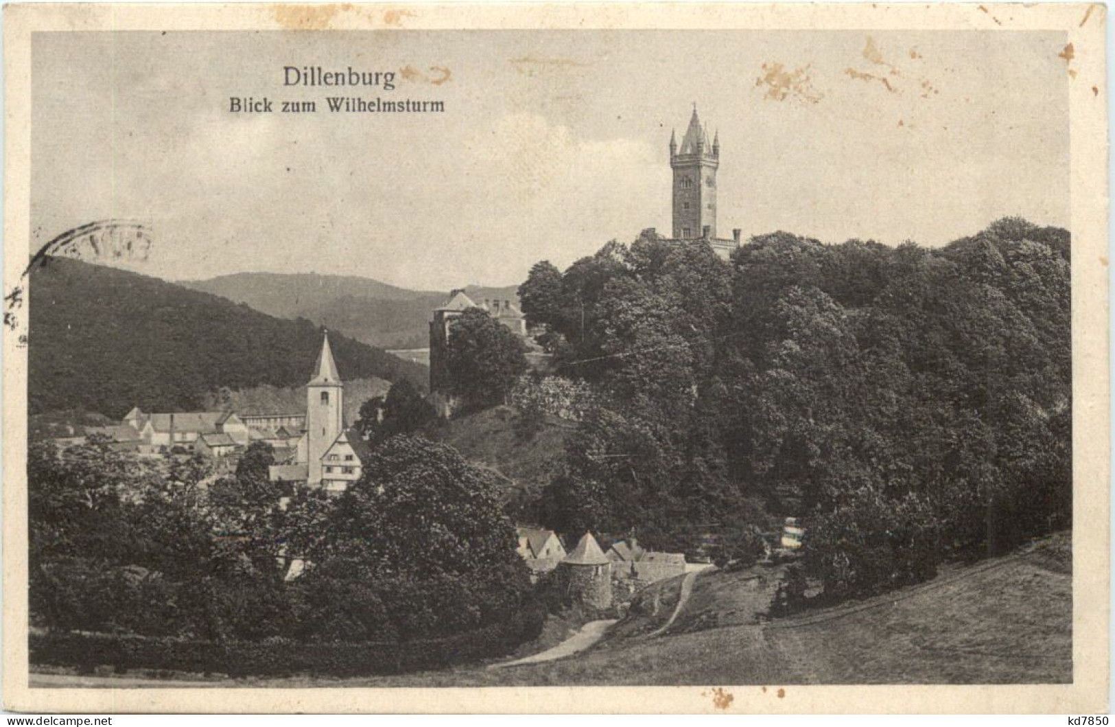 Dillenburg - Blick Zum Wilehmsturm - Dillenburg