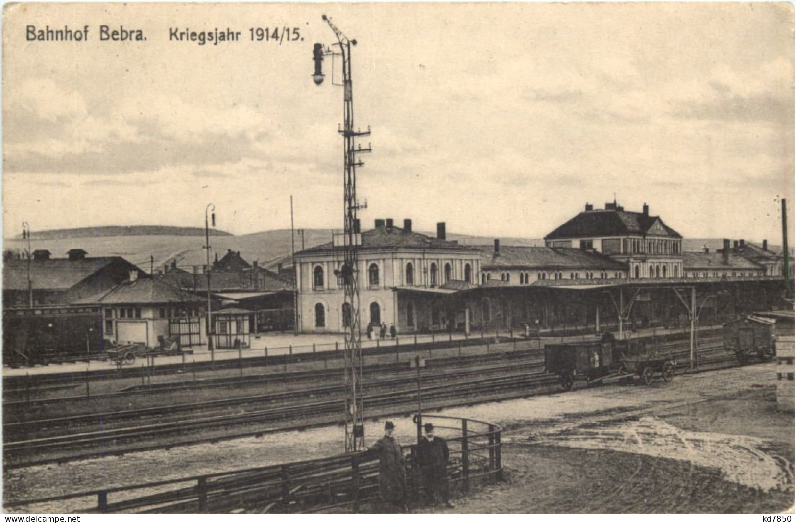 Bahnhof Bebra - Kriegsjahr 1914/15 - Bebra