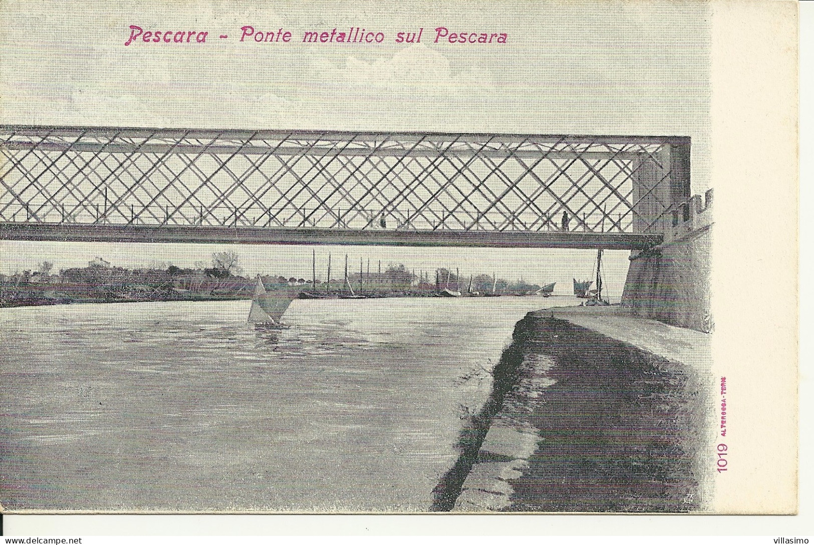 ABRUZZO - PESCARA, PONTE METALLICO SUL PESCARA - N.V. - Pescara