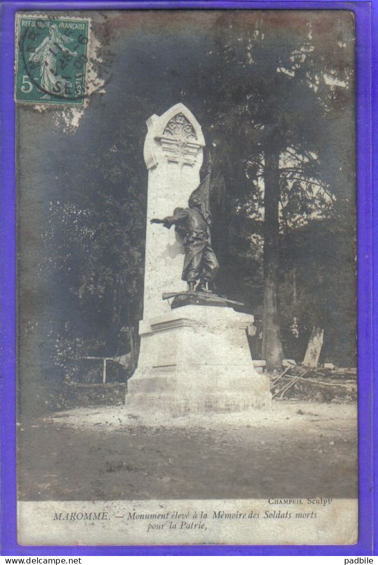 Carte Postale 76. Maromme  Monument Aux Morts Très Beau Plan - Maromme