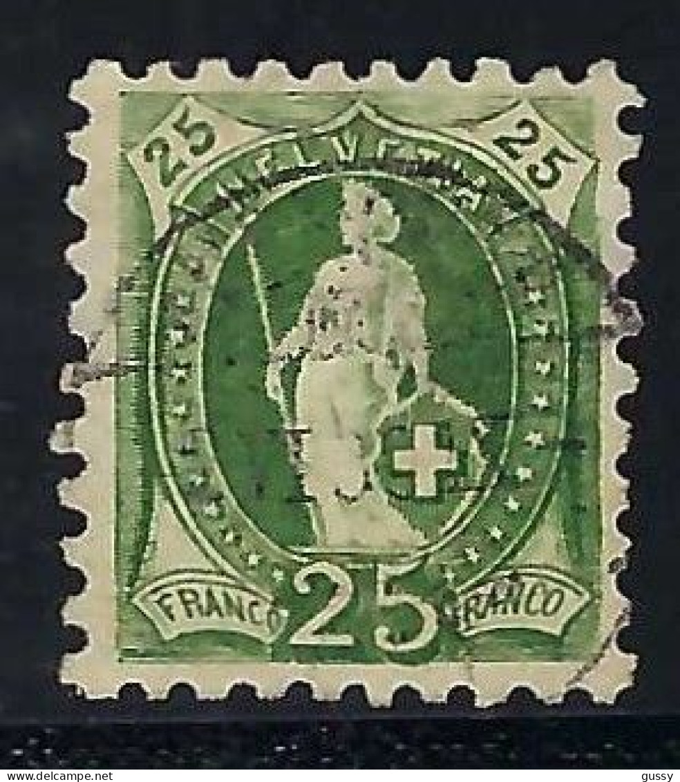 SUISSE 1888: Le ZNr. 67B, Obl. CAD - Gebraucht