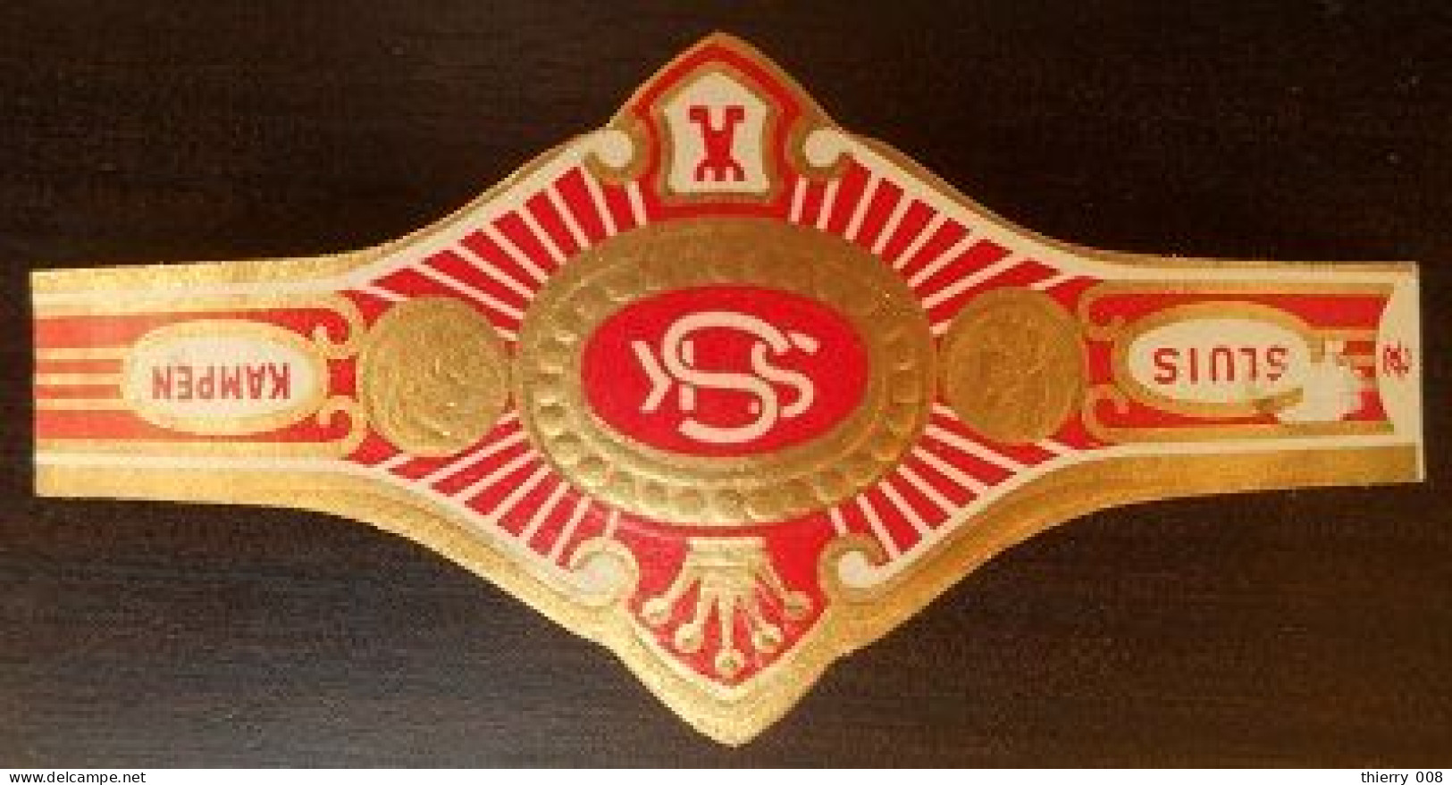 P32 Bague Bagues Cigare Cigares  Sluis Kampen  1 Pièce - Cigar Bands