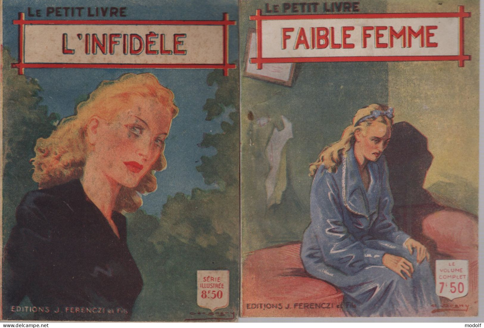 Collection Le Petit Livre "Faible Femme"/"L'infidèle" - Bücherpakete