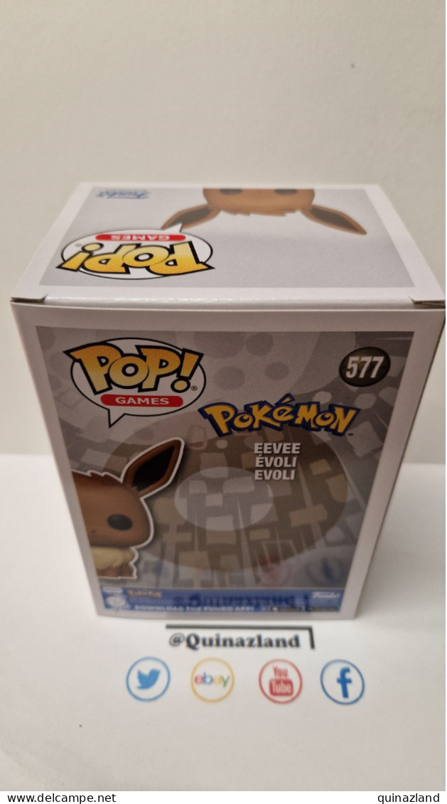 Funko Pop! POKEMON POP Games N° 577 Evoli  (F9) - Autres & Non Classés