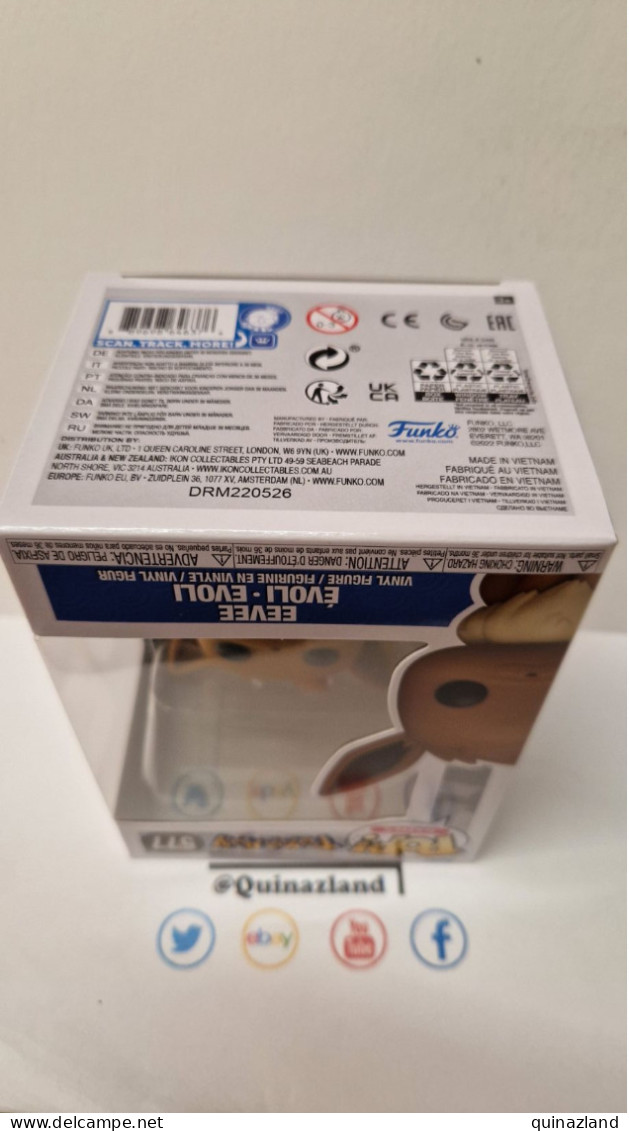 Funko Pop! POKEMON POP Games N° 577 Evoli  (F9) - Autres & Non Classés