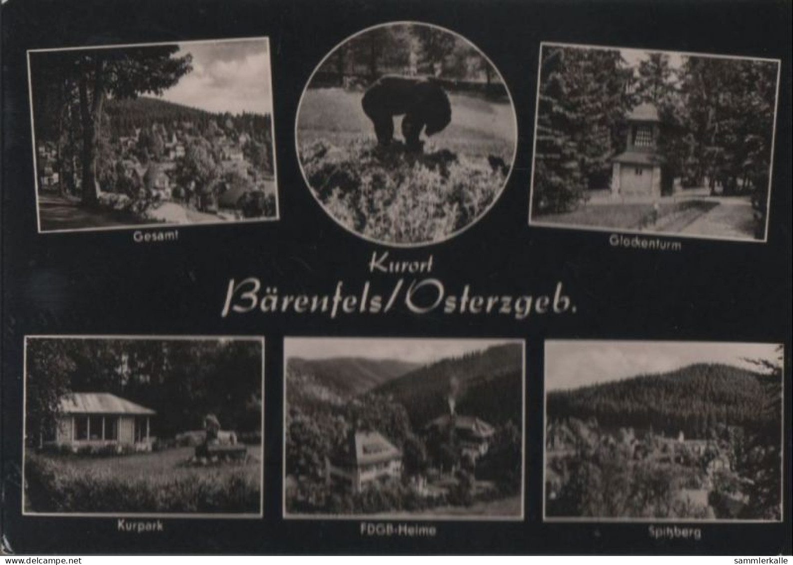 39712 - Altenberg-Bärenfels - U.a. Gesamt - 1962 - Altenberg