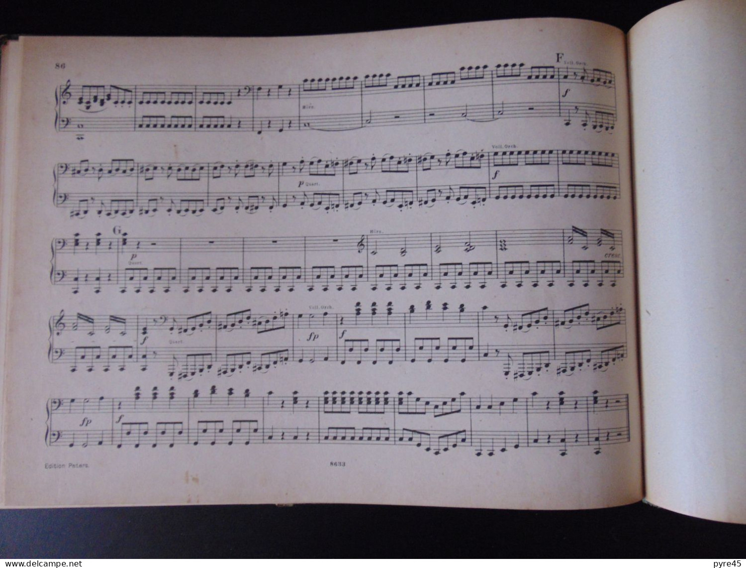 Partition " Ouverturen von Mozart " Editions Peters, 96 pages, 1930