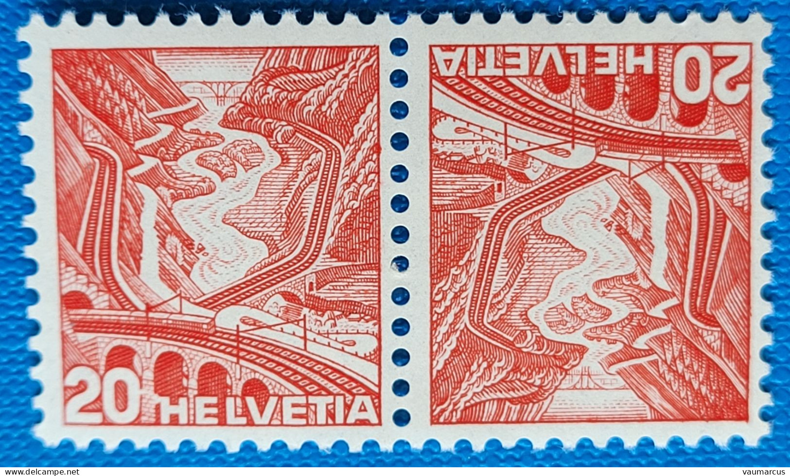 Zu K 34Az / Mi K 34z / YT 293d ** / MNH SBK 60 CHF Voir Description - Kopstaande