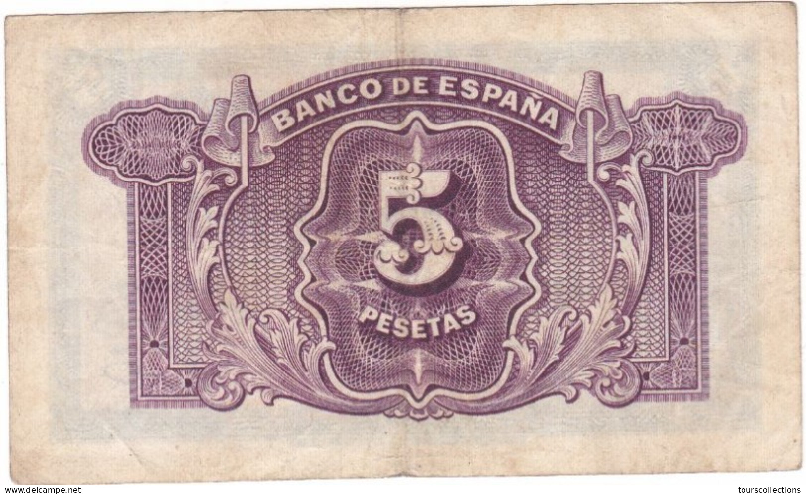 ESPAGNE - 5 PESETAS 1935 - Femme Couronnée Allégorie De La République N° Série C3661712 Série C - 5 Peseten